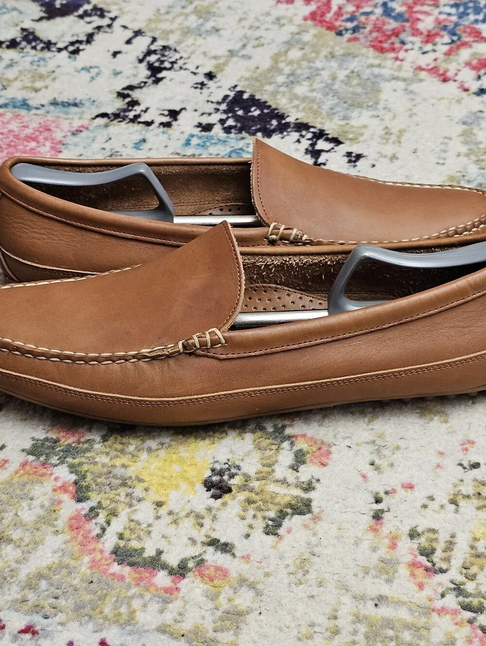 Allen Edmonds Interstate 90 Mens Shoes Size 15 Brown Leather Loafer Slip On